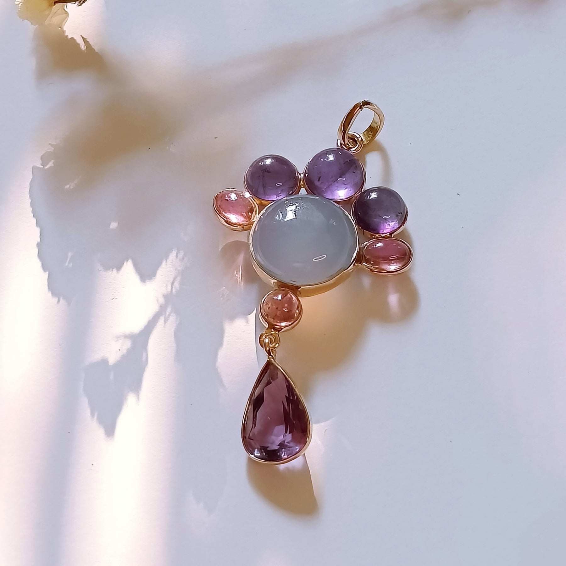 Twilight Drip Pendant – styled display with evening tones