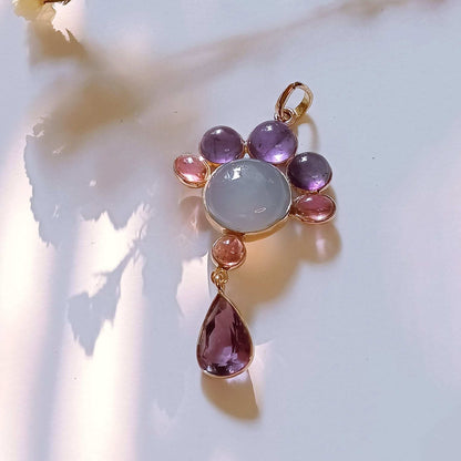 Twilight Drip Pendant – styled display with evening tones