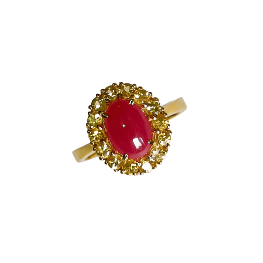 Golden Ember Ring